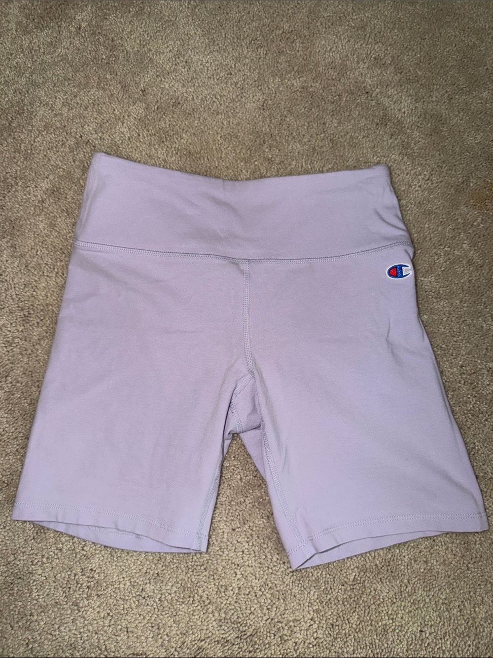 Champion Women’s Lavender High-Rise Bike Shorts